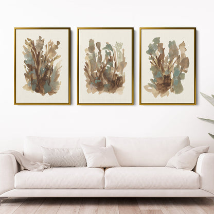 Fall Botanical Study, No. 2 - Set of 3 - Jetty Home