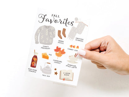 Fall Favorites Greeting Card - Onderkast Studio