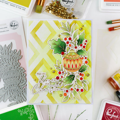 Festive Flourish press plate