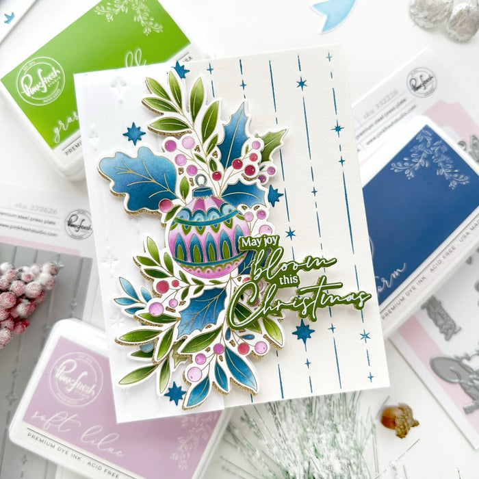 Festive Flourish press plate