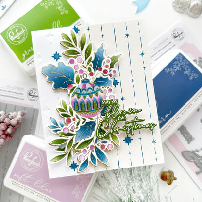 Festive Flourish press plate
