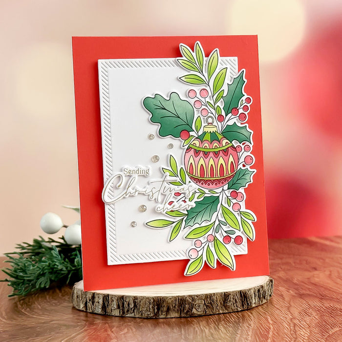 Festive Flourish press plate