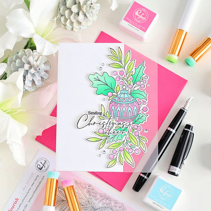 Festive Flourish stencil