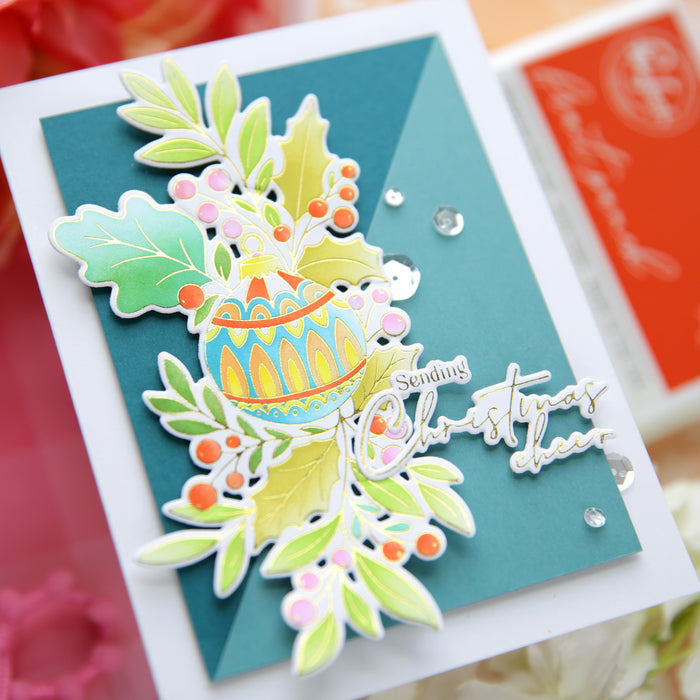 Festive Flourish stencil