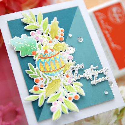 Festive Flourish stencil