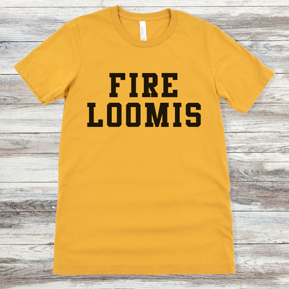 NolaCajun Fire Loomis Tshirt Detail View Louisiana Cajun Spirit Graphic Tee