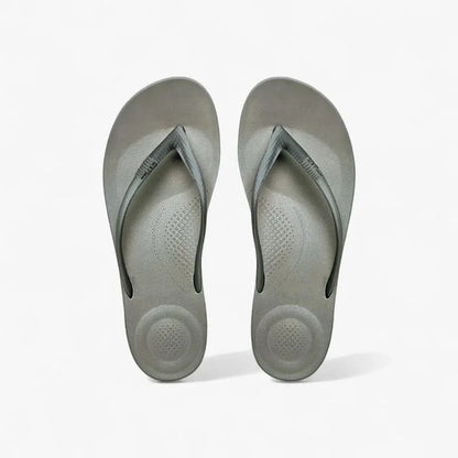 Fit Flop I Qushion Silver Sandal | Fit Flop