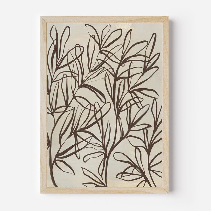 Florals on Beige, No. 1 - Jetty Home
