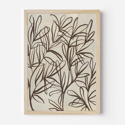 Florals on Beige, No. 1 - Jetty Home