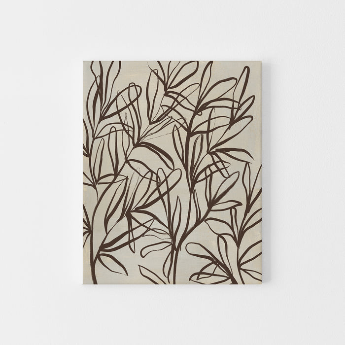 Florals on Beige, No. 1 - Art Print or Canvas - Jetty Home