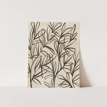 Florals on Beige, No. 1 - Jetty Home