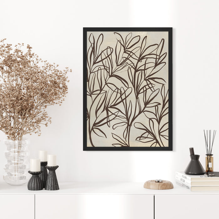 Florals on Beige, No. 1 - Jetty Home