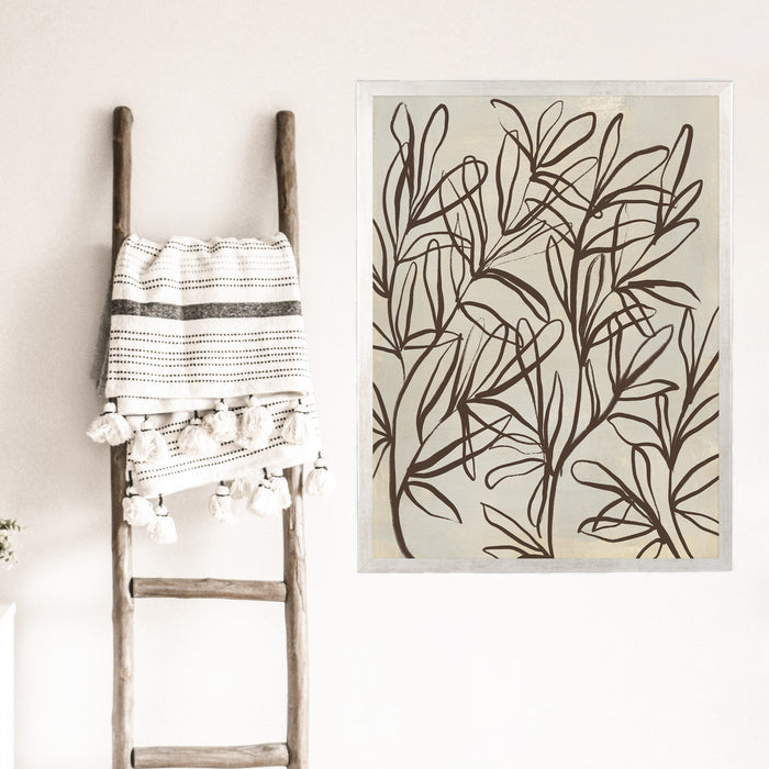 Florals on Beige, No. 1 - Jetty Home