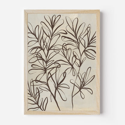 Florals on Beige, No. 2 - Jetty Home