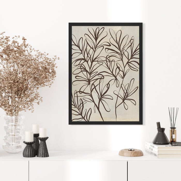 Florals on Beige, No. 2 - Jetty Home
