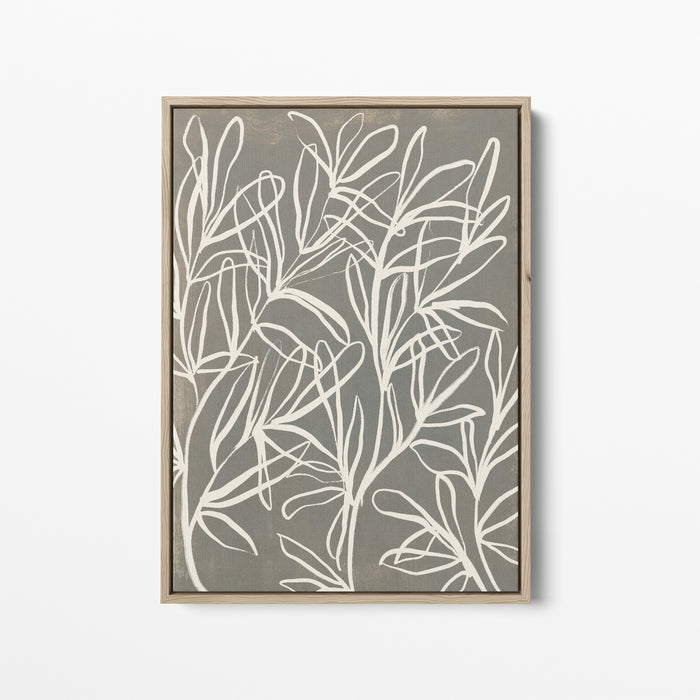 Florals on Gray, No. 1 - Jetty Home
