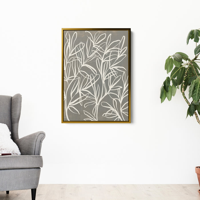 Florals on Gray, No. 1 - Jetty Home