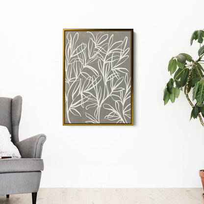 Florals on Gray, No. 1 - Jetty Home