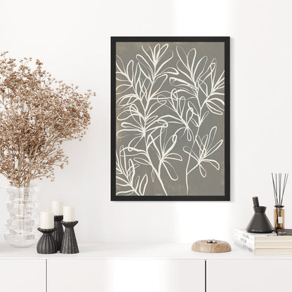 Florals on Gray, No. 2 - Jetty Home