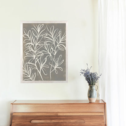 Florals on Gray, No. 2 - Jetty Home