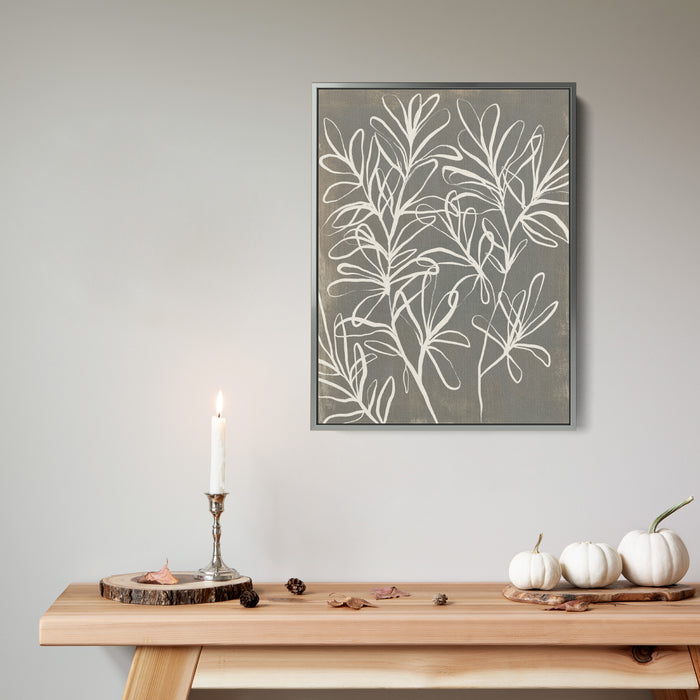Florals on Gray, No. 2 - Jetty Home