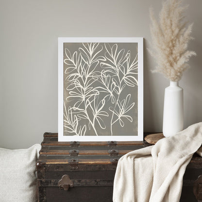 Florals on Gray, No. 2 - Jetty Home