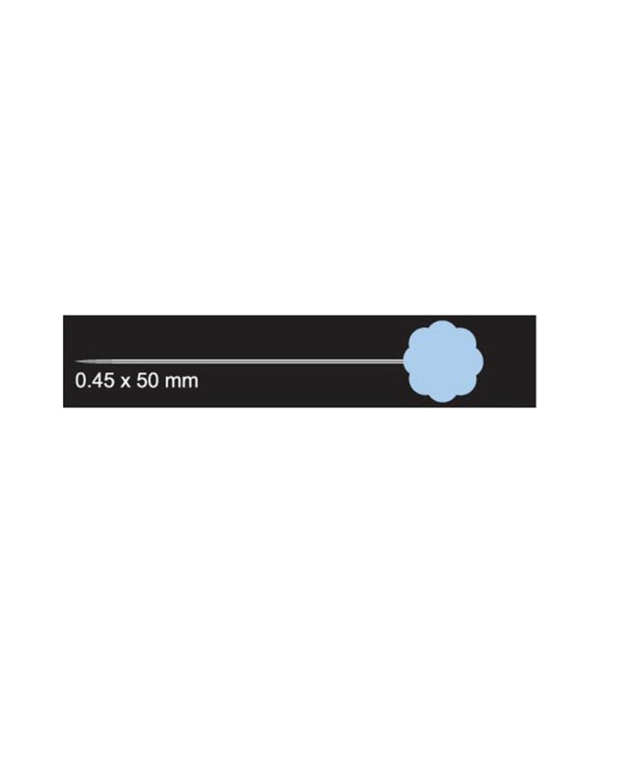 Flower Head Pins (Fine) [50mm] - Zipper and Thread