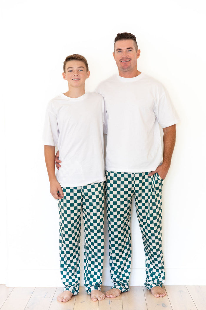 FOREST GREEN CHECKER | MEN'S PANTS