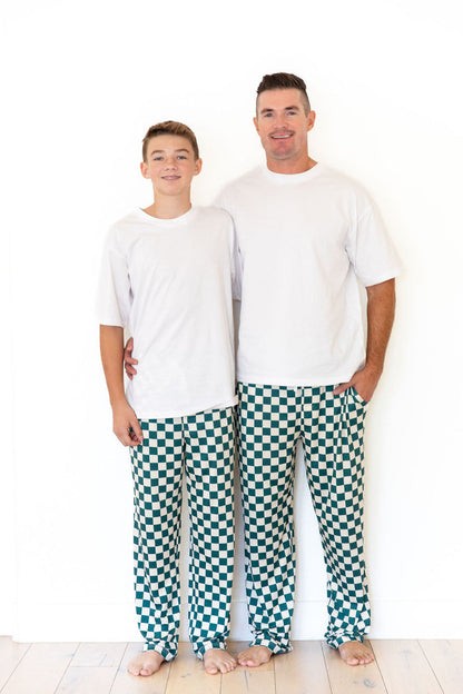 FOREST GREEN CHECKER | MEN'S PANTS
