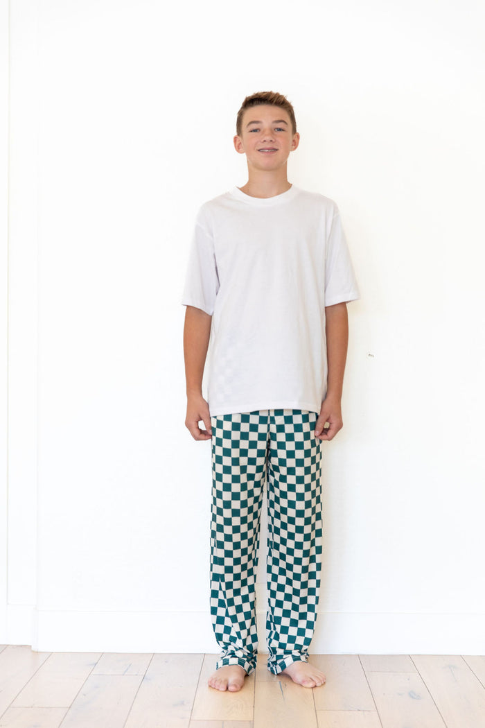 FOREST GREEN CHECKER | MEN'S PANTS
