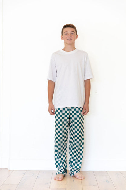 FOREST GREEN CHECKER | MEN'S PANTS