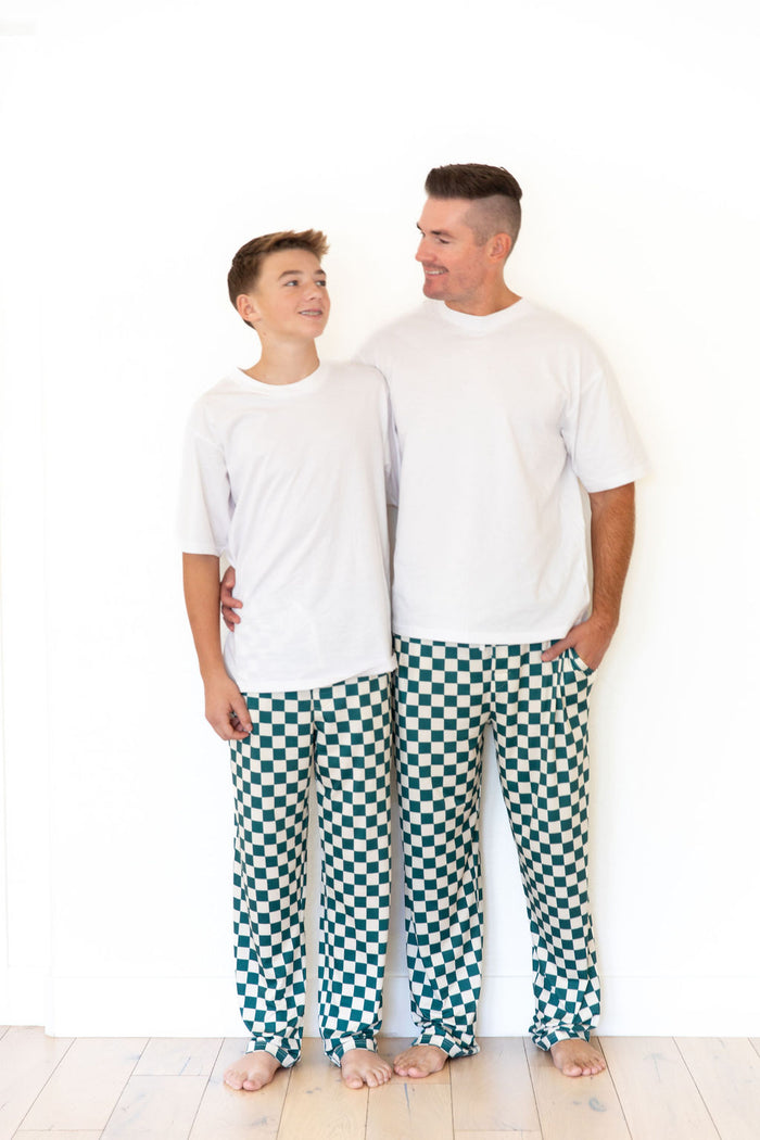 FOREST GREEN CHECKER | MEN'S PANTS