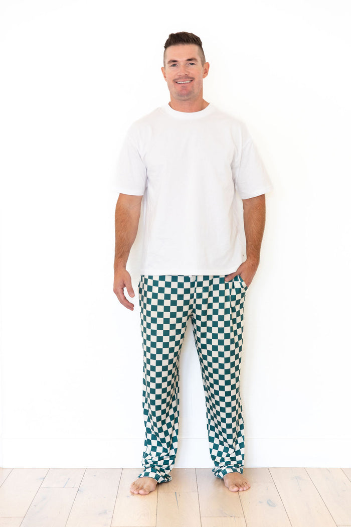 FOREST GREEN CHECKER | MEN'S PANTS