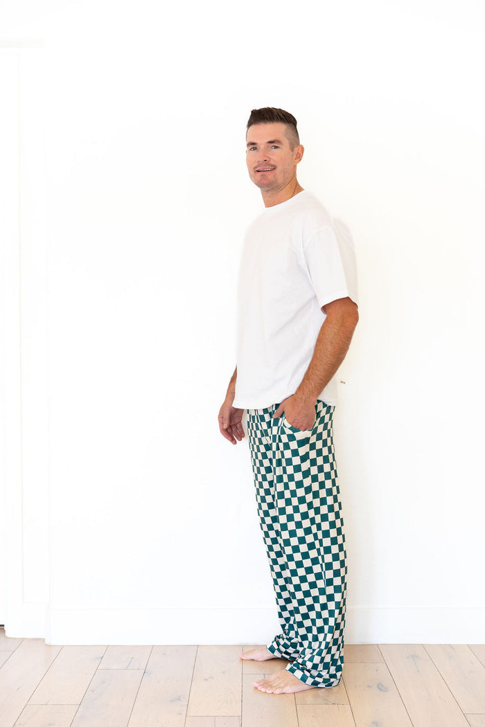 FOREST GREEN CHECKER | MEN'S PANTS