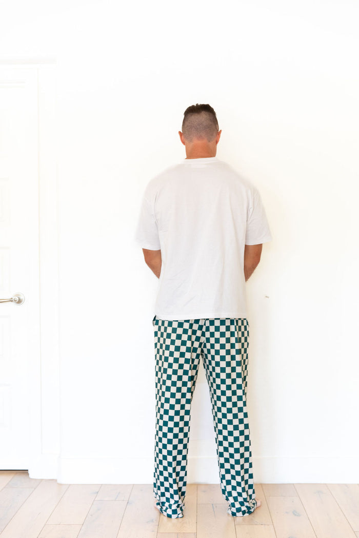 FOREST GREEN CHECKER | MEN'S PANTS