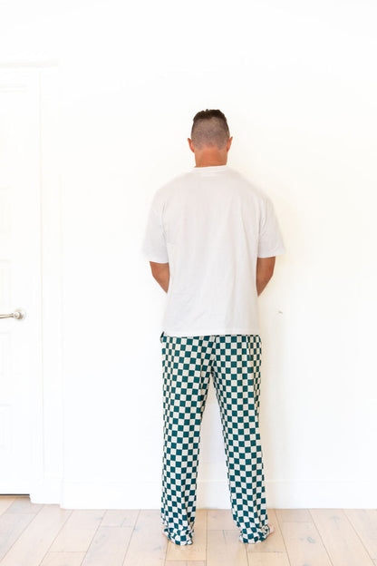 FOREST GREEN CHECKER | MEN'S PANTS