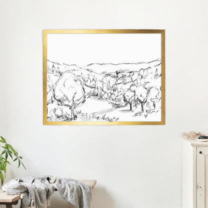 8"x10" / Art Print / Antique Gold
