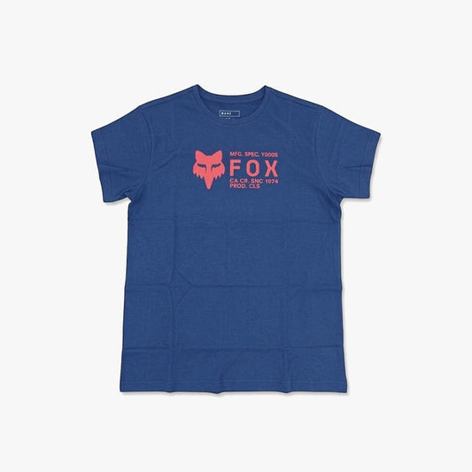 Fox Mens Barge Short Sleeve Tee Navy | Fox