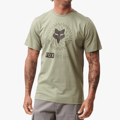 Fox Mens Iris Short Sleeve Tee Agave Green | Fox