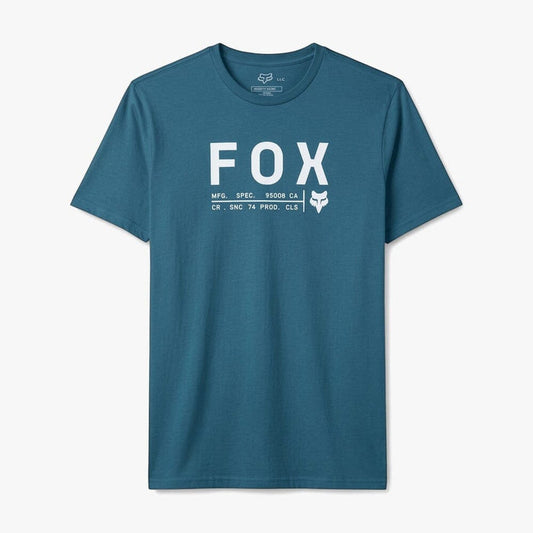 Fox Mens Non Stop 3.0 Short Sleeve Tee Mid Blue | Fox