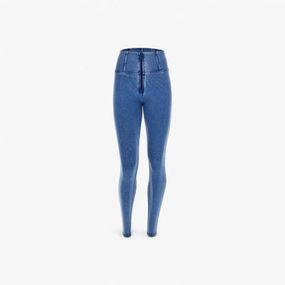 Freddy Womens Light Blue Stitch High Waist Long Length Jean | Freddy