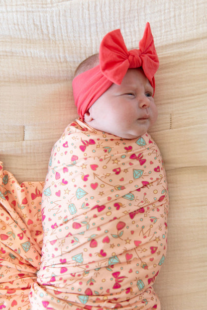 FRILLS (PEACH) | SWADDLE
