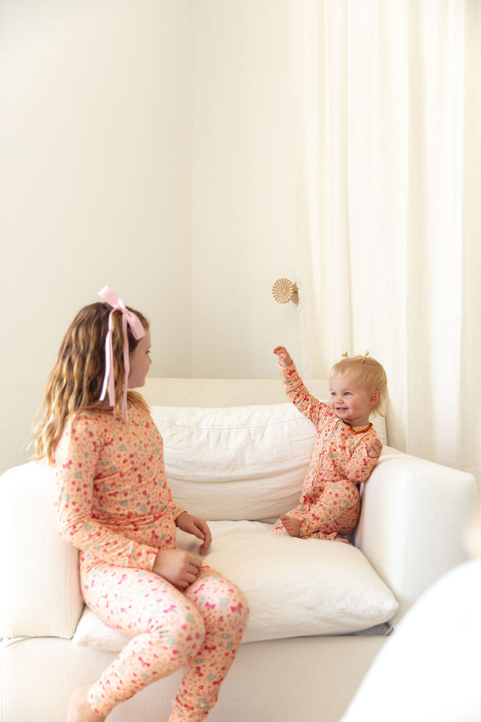FRILLS (PEACH) | ZIPPER ONE PIECE