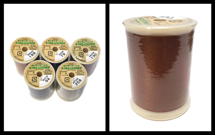 King Leather® [TEX-45], 200M - Zipper and Thread