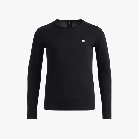 G Star Mens Crew Long Sleeve Tee Black | G Star