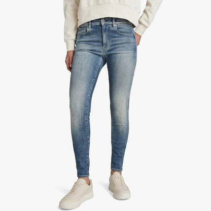 G Star Womens 3301 Skinny Jean Faded Blue Topaz | G Sstar