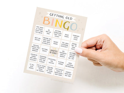 Getting Old Bingo Greeting Card - Onderkast Studio
