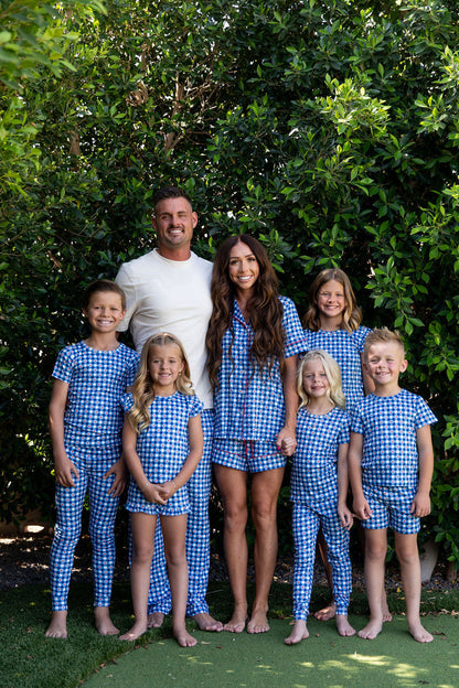 GINGHAM STARS | WOMEN'S SHORT SLEEVE SHORTS SET