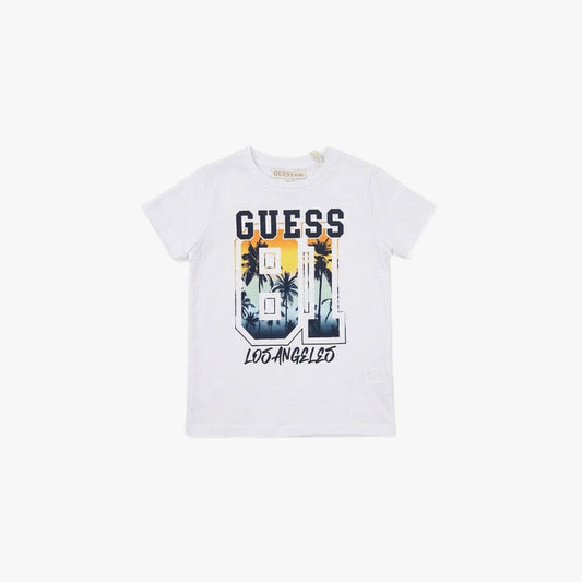Guess Boys 81 Short Sleeve Tee White | Guess
