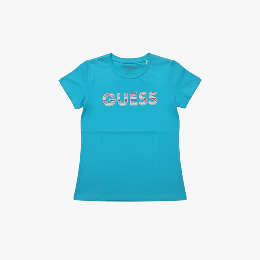 Guess Boys Short Sleeve Tee Blue | Guess